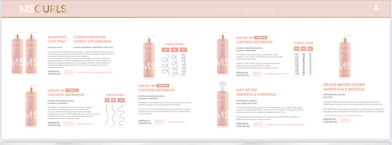 Leave-in MS Curls Miss 500ml mirra type 4